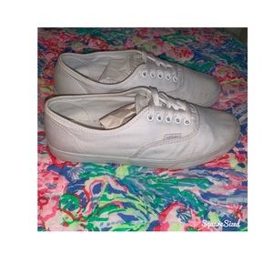 Women’s White Vans